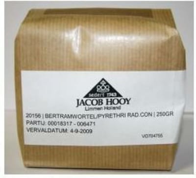 Jacob Hooy Bertramwortel gesneden 250 Gram