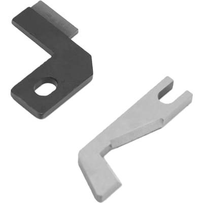 Vervanging Bovenste Onderste Mes voor Bernina L450 L460 Overlock Naaimachine 5020700407 Bovenste 5020700620 Onderste Mes gray