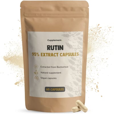 GOYU Rutine 1000 mg per dagdosering 60 Capsules - Rutin - Vegan - Zonder toevoegingen - Lab getest - 60 dagen voorraad per zakje