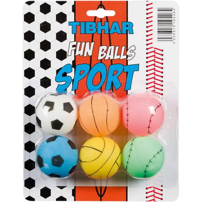 Tibhar Fun Balls Sports - Ping Pong Ballen