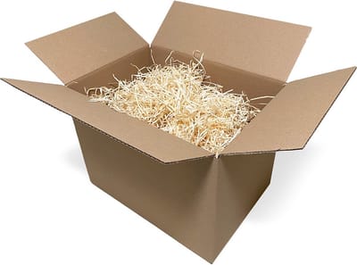Houtwol opvulmateriaal - 2,5 kilo | Opvulmateriaal voor cadeau | Duurzaam vulmateriaal | Houtwol vulling wijnkist | Bruin