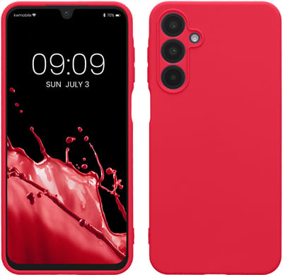 kwmobile telefoonhoesje geschikt voor Samsung Galaxy A16 5G - Hoesje voor smartphone - Precisie camera uitsnede - In neon roze