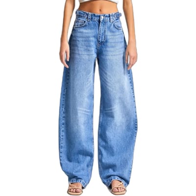 It's Basic - Skater Mid Rise Jeans - Azure