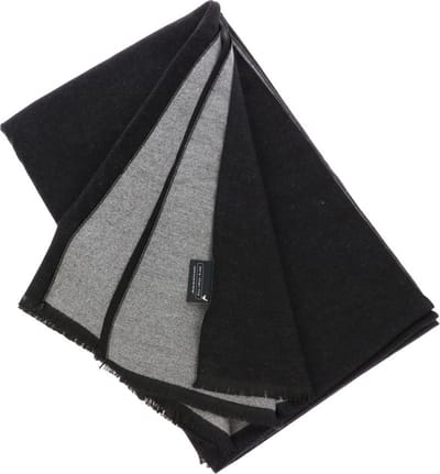 MoreThanHip - Bamboe plaid of terrasdeken – XingJa zwart/grijs - 120 x 200 cm