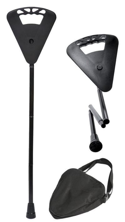 Able2 Flipstick wandelstok verstelbaar - opvouwbare wandelstok met zitje