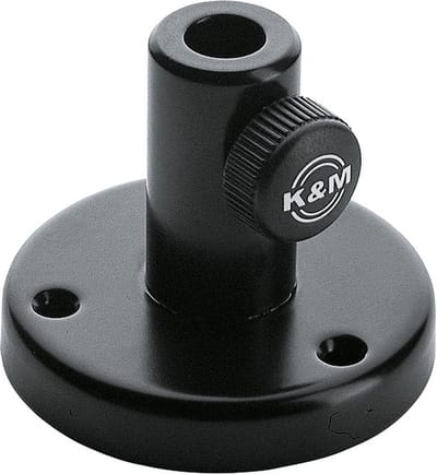 König & Meyer 23855 tafel - flans zwart - Microfoon tafelstatief