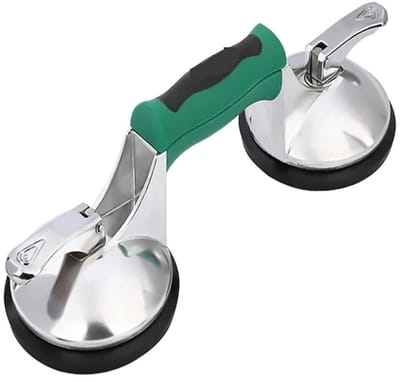 Vacuüm Zuignap - Glaslifter Tegelzuiger - Platen Verplaatsen - Dubbele Klem - 10-120Kg Capaciteit