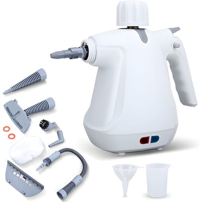 4-in-1 stoomreiniger voor het reinigen van glazen tegels in de keuken en een andere oppervlakteprecisie-stofuitloop