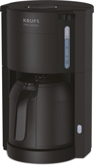 Krups Pro Aroma KM3038 - Filter koffiezetapparaat - 1L - Warmhoudfunctie - Instelbare Aroma - Zwart
