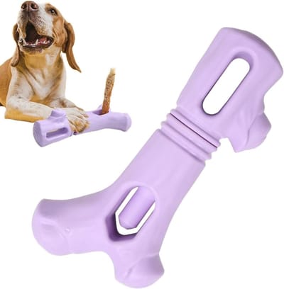Houder voor veiligheidsstaafklem, snoeptang voor het bijten van puppy's, duurzaam kauwanker voor kleine en middelgrote honden, inhoud