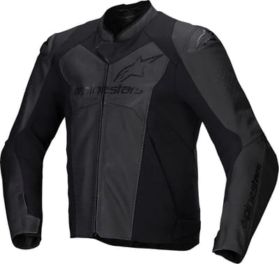 Alpinestars Faster V3 Airflow geperforeerde motorfiets leder- / textieljas -
