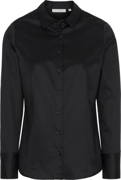 ETERNA dames blouse modern classic - zwart