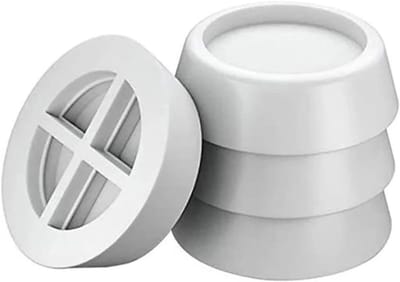 Antivibratie Pads - Wasmachine Dempers - Apparaten Stabiliseren - Voorkomt Verschuiven - 4 stuks - Zwart