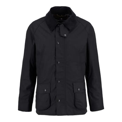 jas Barbour ashby wax jacket - zwart