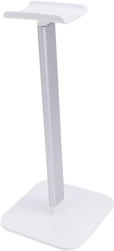 Koptelefoon Hanger - Headset Beugel - Bureau Organisatie - Moderne Stijl - 10.8 x 10.8 x 24.5 cm - Wit