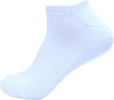 DONEX® Sneakersokken – 6 Paar – Wit – Badstof Zool – Naadloos – Unisex Maat 39-42