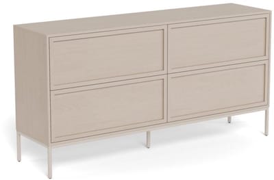 Ladekast Darvo Grijs 157cm - Giga Living