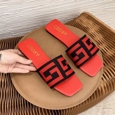 Dames Pantoffels Sandalen Schoenen Antislip Platte Zool Pantoffels Vrouw Design Sandalen Slippers Strand Schoenen Plus Maat 35 -42 40 black