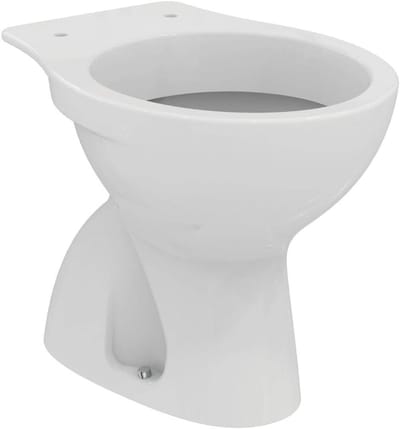 Toiletpot - Keramische Toiletpot - Badkamer Inrichting - Standaard Aansluiting - 36x56x39.5 cm - Wit
