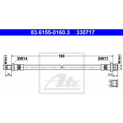 Remleiding ATE 83.6155-0160.3