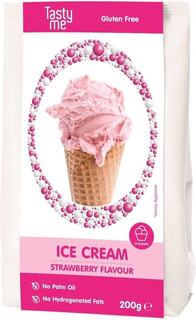 IJsmix aardbei glutenvrij 200g - glutenvrij bakken - Tasty Me