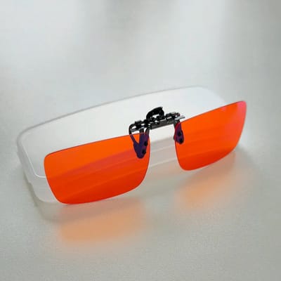 Blueshield Clips - Blauw licht filter bril - Blokkeert 98% blauw licht & 80% groen licht- Kwaliteitsmerk!