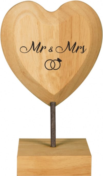 Hart - Mr & Mrs - Lint: Speciaal voor jou - Cadeauverpakking