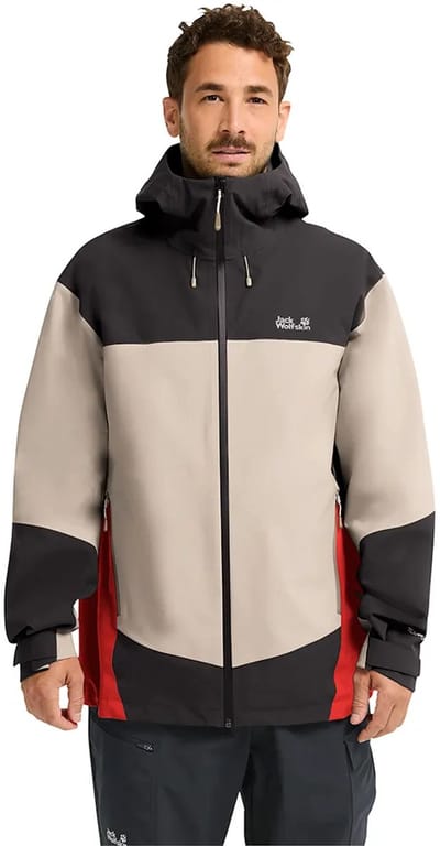 Jack Wolfskin Rockpaw 3l Jas Beige S Man