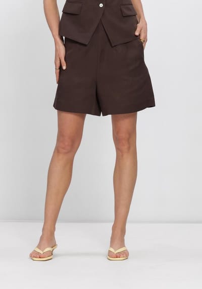 Copenhagen Muse Cmcolleen-shorts Broeken Dames - Bruin - Maat XS