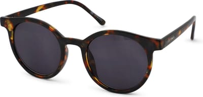 Vista Bonita CLASSIC – Zonneleesbril UV400 – Sterkte +1.00 – Kleur Hub Havanna – Groot model – Eyecatcher – Ronde pasvorm – Flexveren - Inclusief bijpassende etui en doekje