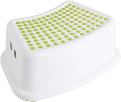 Toiletkruk - Hurkstoel - Badkamer Comfort - Antislip Basis - Draagbaar - Geel