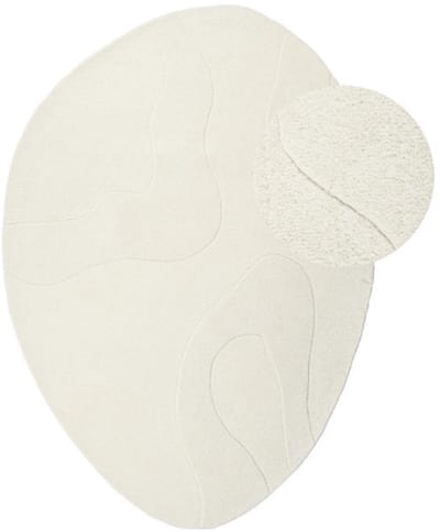 by fonQ Curves Vloerkleed - Naturel - Organisch - 160 x 230 cm