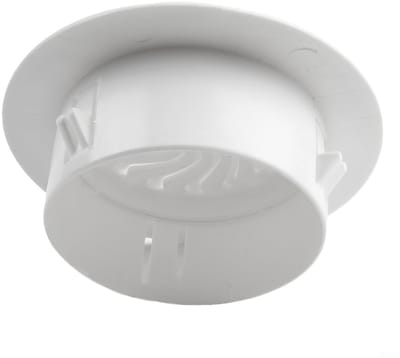 Dailygoods - Ronde ventilatierooster ABS kunststof verstelbare soffit vent cover wit lamelrooster ventilatierooster cover voor badkamer kantoor keuken slaapkamer ventilatie gebruik (70 mm)