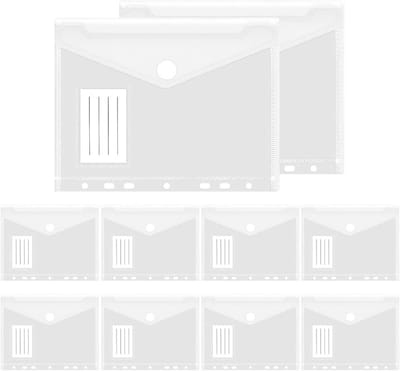 Dailygoods- Documentenmappen 10 stuks - A5 Waterdicht - Transparant