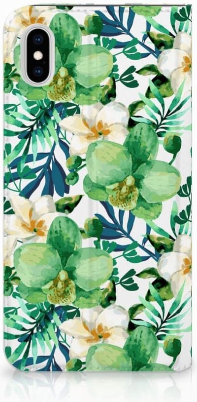 Apple iPhone Xs Max Smart Cover Orchidee Groen