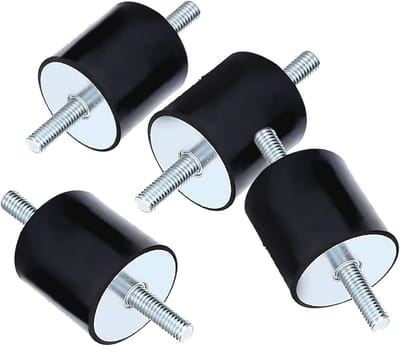 Anti-vibratie Silent Blok M6 - Rubberen Demper voor Boot en Auto, Set van 4