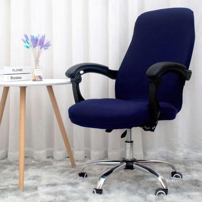 Bureaustoelhoes Elastisch Bedrukt Draaibaar Armleuning Hefbaar Computerstoel Zitkussens Anti-Vuil Verwijderbaar Wasbaar Slipcovers S size (50-58cm)