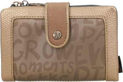 Anekke portemonnee Real Intentions Flexible RFID Wallet Multicolor Taupe