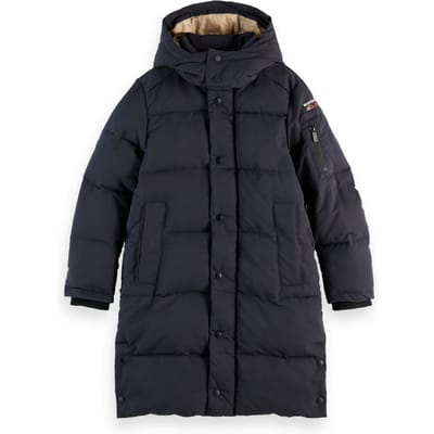 Scotch & Soda Boys Longer-length Puffer Jacket Anthracite Taglia: 4 | Giacche Outlet | kids