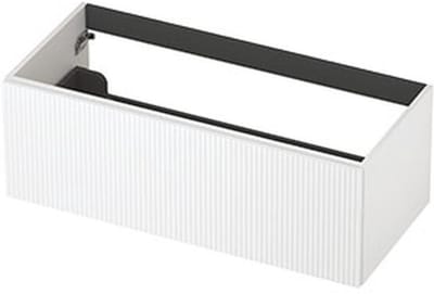 INK - Onderkast 1L Gelakt Gefreesd Tbv Greep - 1000x450x350 Mm - Mat Wit