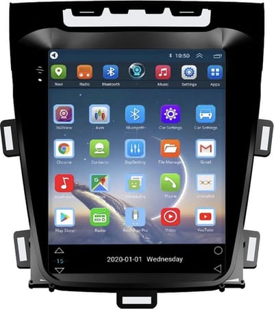 Navigatiesysteem auto met scherm - autoradio geschikt voor CarPlay en Android auto - bluetooth radio - geschikt voor Opel Zafira 2010-2016