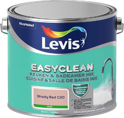 Levis - Easyclean Keuken & Badkamer Mix - Shady Red C20 - Mengverf - 2,5 L