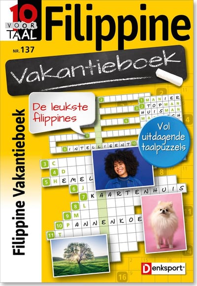 Denksport Puzzelboek 10 voor Taal - Filippine vakantieboek, editie 137