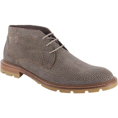 Floris van Bommel - DE BRAVER 01.01 - Vrije tijd half-hoogHeren veterschoenHeren sneakers - Kleur: Taupe - Maat: 42