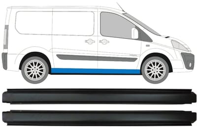 Volledige dorpel voor Fiat Scudo 2007-2016 / Links + Rechts / Set