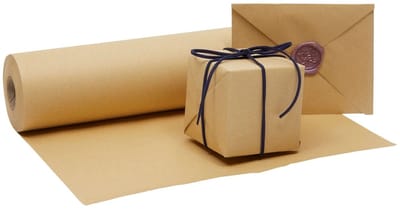 Cosensi - Dailygoods - Kraftpapierrol - Verpakkingspapier - Stevig en veelzijdig - Bruin - Geschenkverpakking - Perfect voor knutselen en verzenden - 30,5 m lan