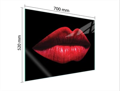 TMK ArtDeko - Glazen Beschermplaat - 70x52 cm - Hardglas - Veilig en Hygiënisch