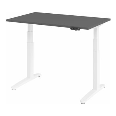 XBHM 12 WW | Bureau - 120x80 Tafelhoogte I Elektrisch in hoogte verstelbaar Grafiet