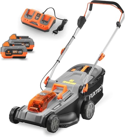 Draadloze Accu Grasmaaier 40V met Batterij en Oplader - Maaibreedte 37 cm en Verstelbare Maaihoogte