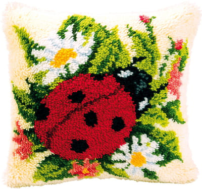Vervaco - Knoopkussen kit - Lieveheersbeestje - PN-0014137 - Borduren - Borduurpakket - Borduurpakket volwassenen - Borduurpakket kind